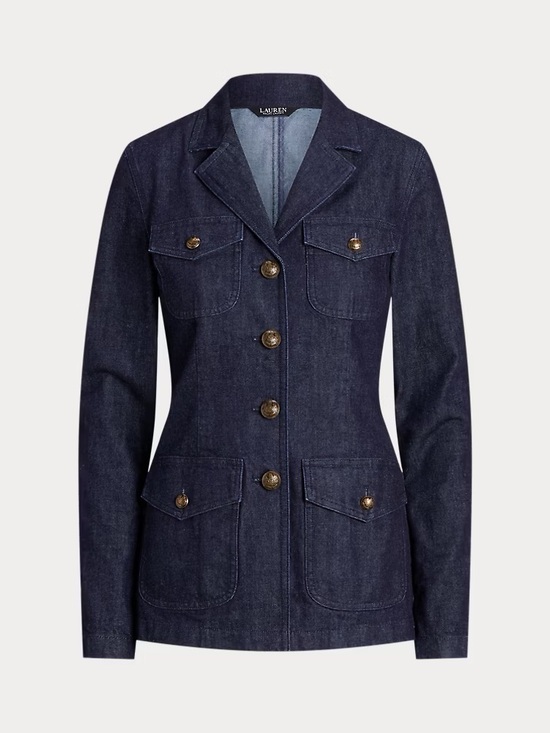 Ralph Lauren Jackets & Blazers - Lauren Ralph Lauren Dark Indigo Denim Blazer Blazer